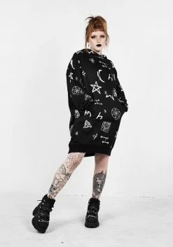 JB1 ABOVE BELOW SLOUCHY HOODIE Tops