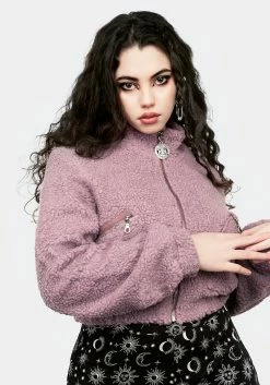 JB1 DRYAD CROP FLEECE JACKET Tops