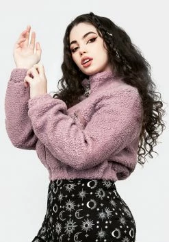 JB1 DRYAD CROP FLEECE JACKET Tops 18 JB1 DRYAD CROP FLEECE JACKET Tops