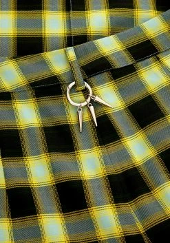 LVT1 Bottoms LOUVERS TAILORED CROP TROUSER