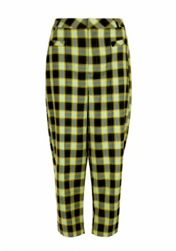 LVT1 Bottoms LOUVERS TAILORED CROP TROUSER