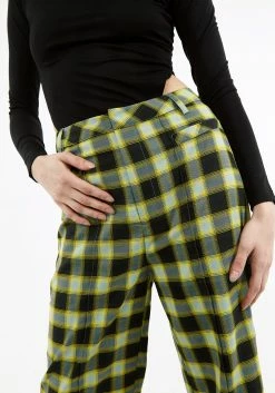 LVT1 Bottoms LOUVERS TAILORED CROP TROUSER