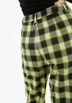 LVT1 Bottoms LOUVERS TAILORED CROP TROUSER