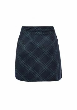 LVT1 LITERATI CHECK MINI WRAP SKIRT Bottoms