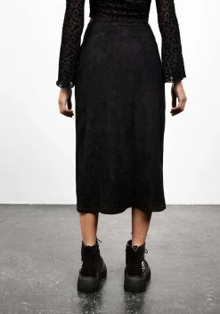 LVT1 CABERNET SUEDE MIDI SKIRT 19 LVT1 CABERNET SUEDE MIDI SKIRT