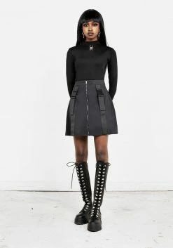 LVT1 Bottoms Lori A-Line Cargo Skirt