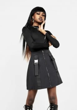 LVT1 Bottoms Lori A-Line Cargo Skirt