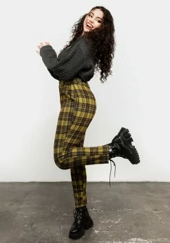 LVT1 Albertine Skinny Check Trousers