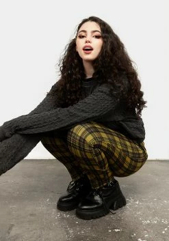 LVT1 Albertine Skinny Check Trousers