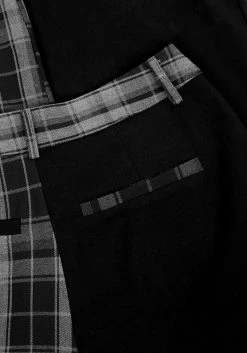 LVT1 Bottoms SUNNYDALE CHECK TAILORED TROUSERS 22 LVT1 Bottoms SUNNYDALE CHECK TAILORED TROUSERS