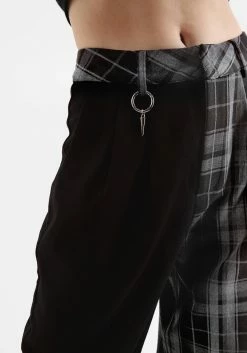 LVT1 Bottoms SUNNYDALE CHECK TAILORED TROUSERS 15 LVT1 Bottoms SUNNYDALE CHECK TAILORED TROUSERS