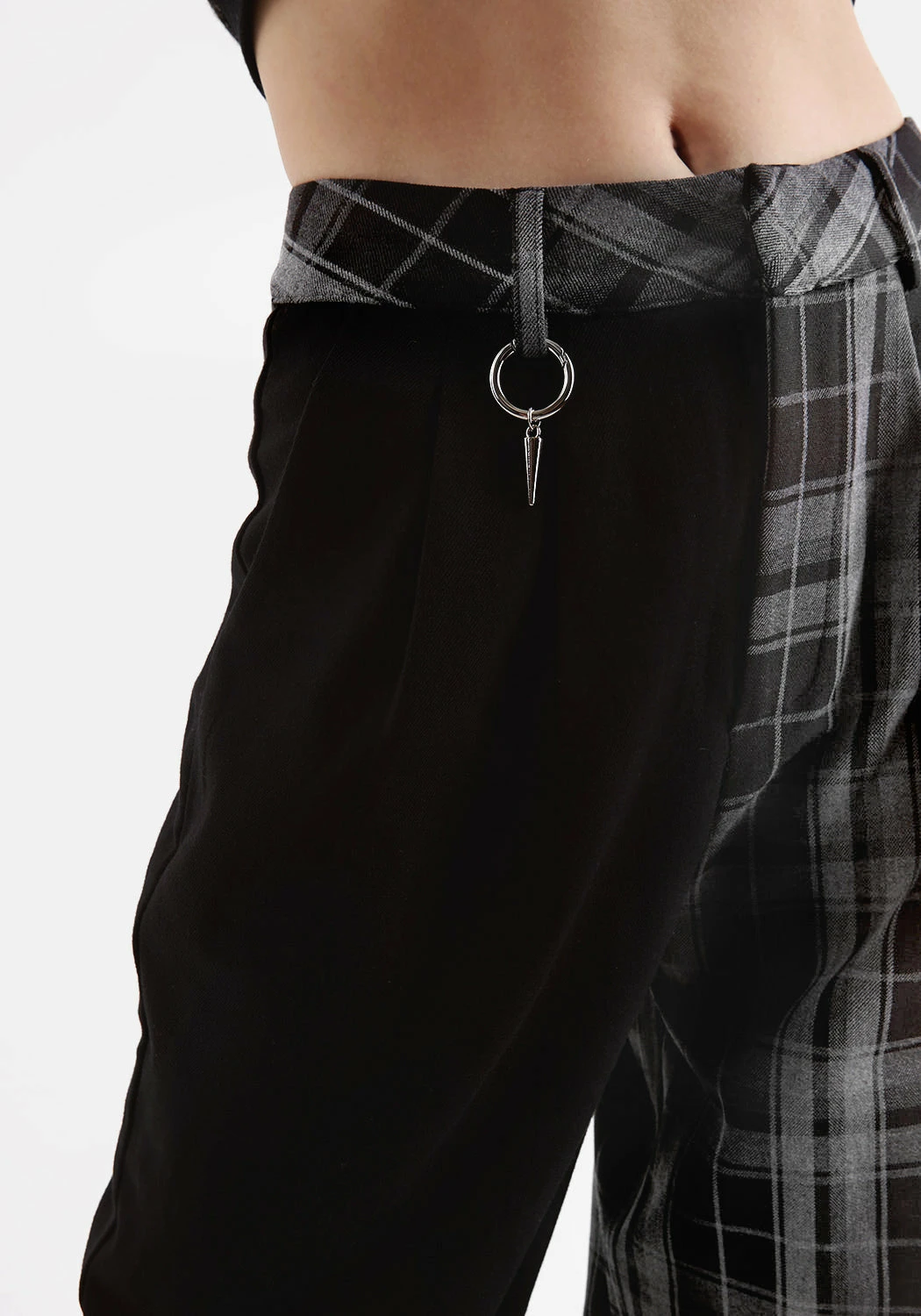 LVT1 Bottoms SUNNYDALE CHECK TAILORED TROUSERS 5 LVT1 Bottoms SUNNYDALE CHECK TAILORED TROUSERS