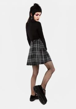 LVT1 SUNNYDALE CHECK MINI SKIRT
