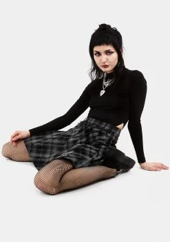 LVT1 SUNNYDALE CHECK MINI SKIRT