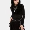 LVT1 Sad Poets Society TABULARASA MINI SKIRT WITH BELT CHAIN