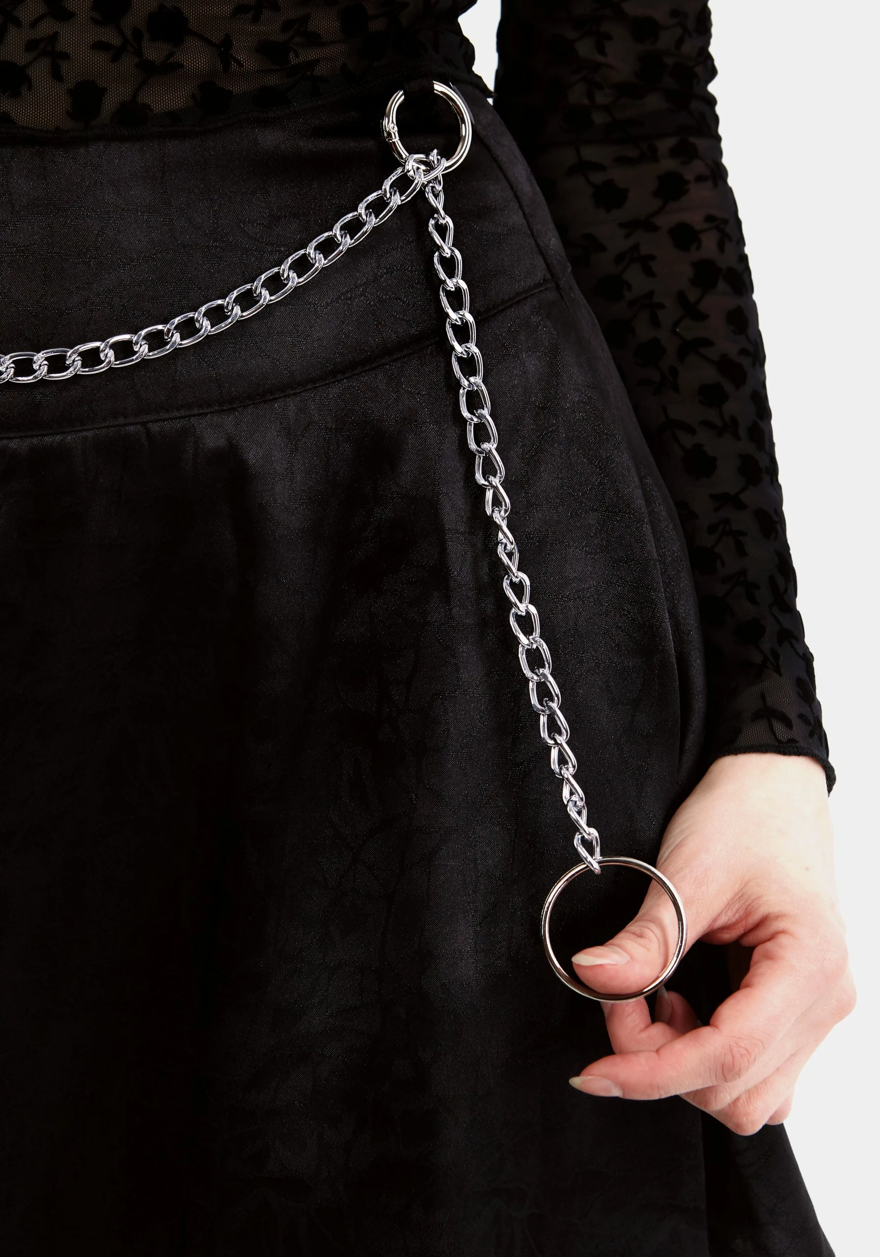 LVT1 Sad Poets Society TABULARASA MINI SKIRT WITH BELT CHAIN 5 LVT1 Sad Poets Society TABULARASA MINI SKIRT WITH BELT CHAIN