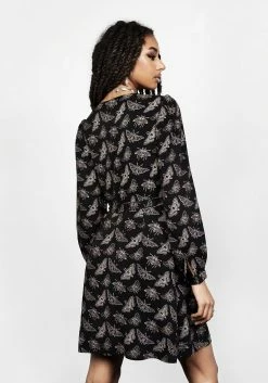 LVT1 MORTMOTH WRAP MINI DRESS Dresses