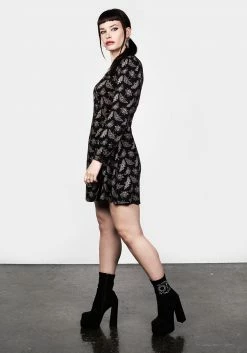 LVT1 MORTMOTH WRAP MINI DRESS Dresses