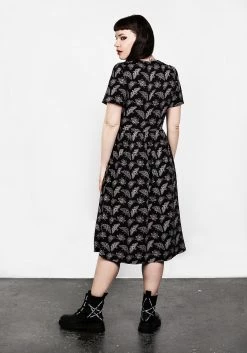 LVT1 MORTMOTH SHORT SLEEVE MIDI DRESS