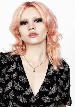 LVT1 Tops MORTMOTH WRAP CROP TOP