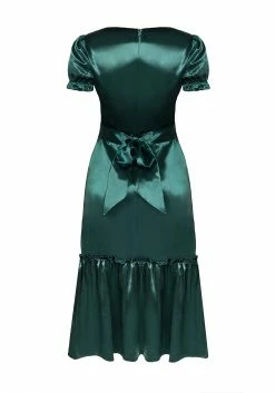 LVT1 Dresses MOSS MIDI TIER DRESS