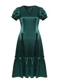 LVT1 Dresses MOSS MIDI TIER DRESS
