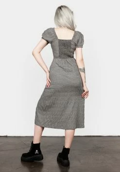 LVT1 ELVINA LACE UP MIDI DRESS Dresses