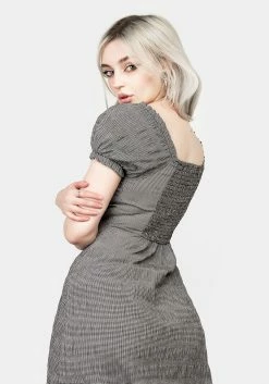 LVT1 ELVINA LACE UP MIDI DRESS Dresses