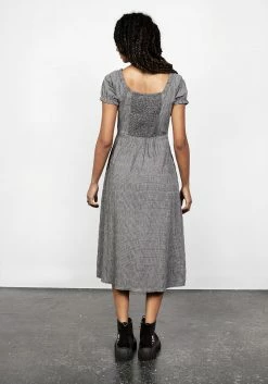 LVT1 ELVINA LACE UP MIDI DRESS Dresses