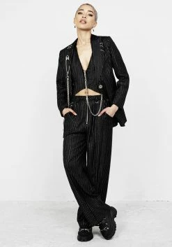 LVT1 Tops NIGHTMARE TAILORED FITTED BLAZER