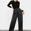 LVT1 Bottoms DANDY STRIPED TROUSERS WITH CHAIN