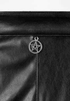 LVT1 BRONTE LEATHER FLARED TROUSERS Bottoms