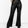 LVT1 BRONTE LEATHER FLARED TROUSERS Bottoms