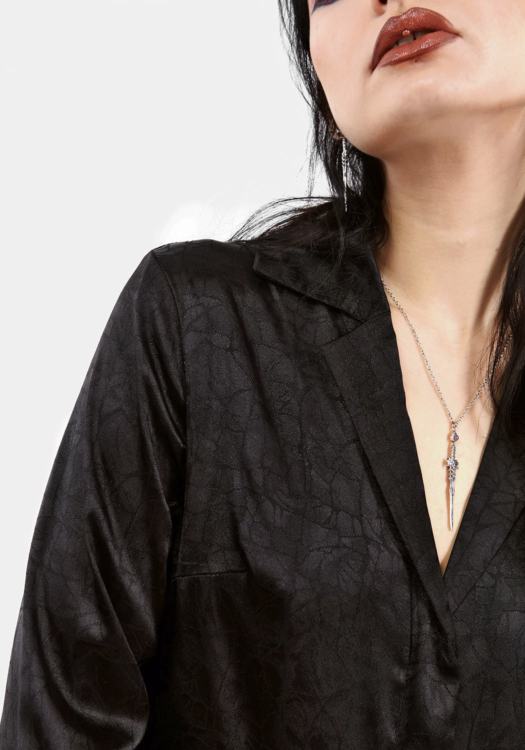 LVT1 CATHEDRA SATIN JACQUARD SHIRT Tops 8 LVT1 CATHEDRA SATIN JACQUARD SHIRT Tops