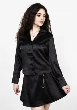 LVT1 CATHEDRA SATIN JACQUARD SHIRT Tops 16 LVT1 CATHEDRA SATIN JACQUARD SHIRT Tops