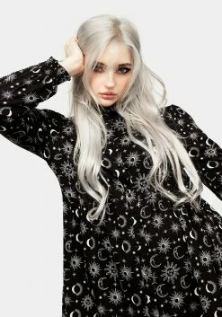 MET1 Moonbeam Oversized Shirt Dress