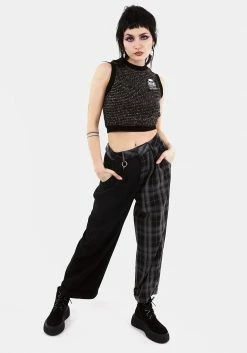 MET1 CULTISH KNITTED VEST Tops