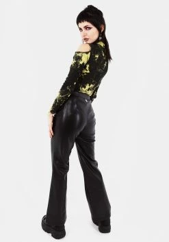 MET1 Tops SCHOLOMANCE COLD SHOULDER TIE DYE BODY