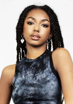 MET1 DRACONIC TIE DYE TANK TOP Tops