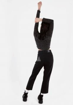 MET1 HILDEGARD EMBROIDERED KNIT CARDIGAN Knitwear