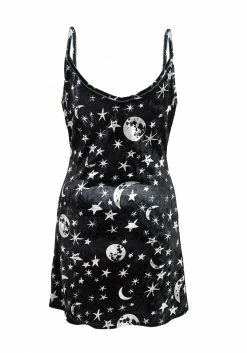 MET1 Dresses ALLNIGHTER VELVET MINI SLIP DRESS