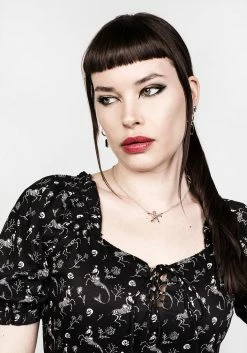 MET1 Dresses MAKEBELIEVE LACE UP MIDI DRESS