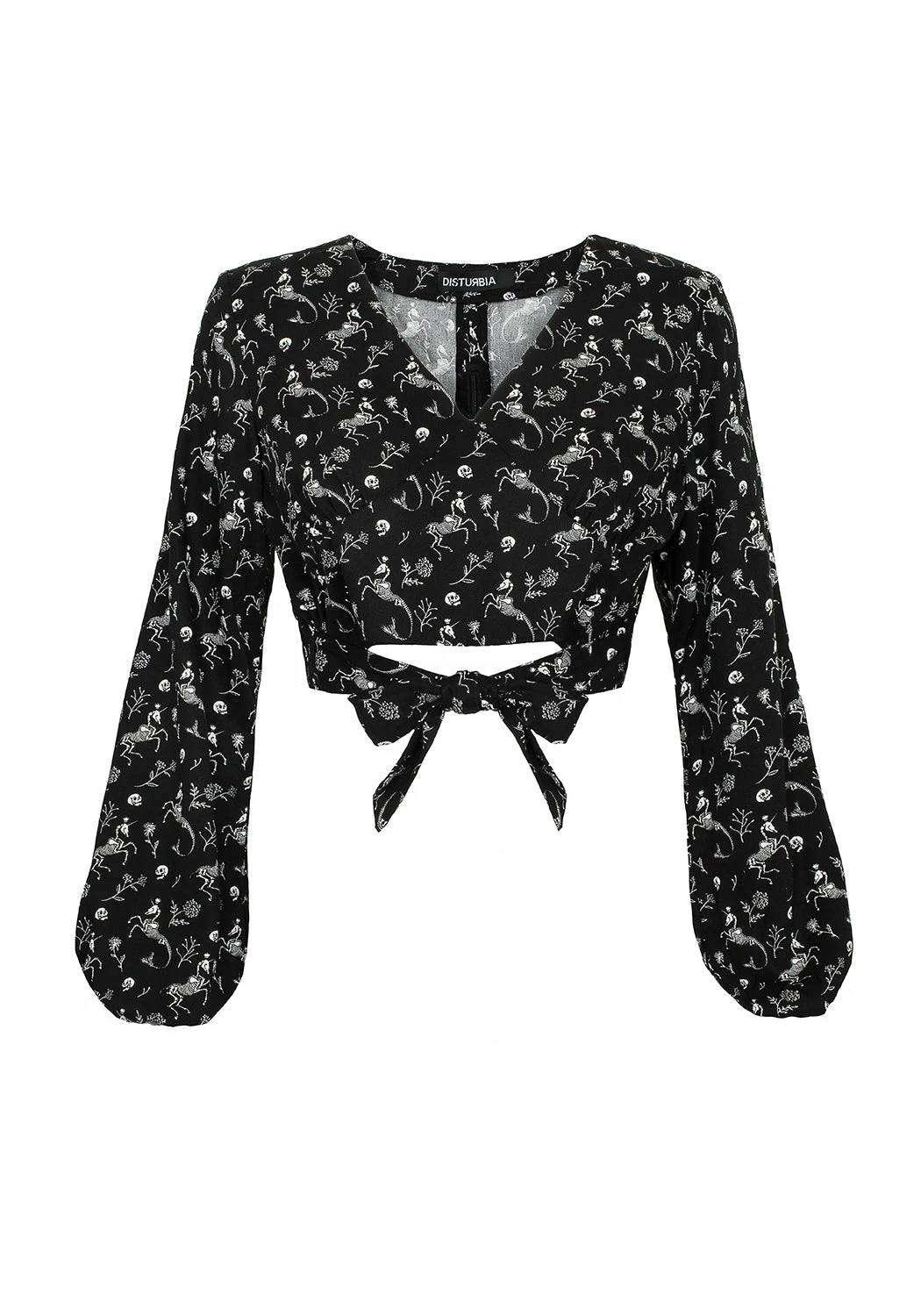 MET1 Tops MAKEBELIEVE TIE FRONT CROP TOP 9 MET1 Tops MAKEBELIEVE TIE FRONT CROP TOP