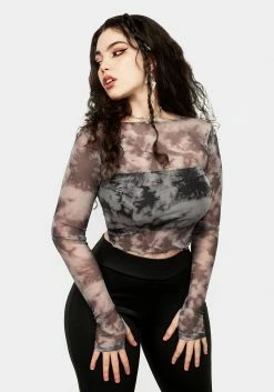 MET1 HEAVENS MESH CROP TOP Tops 15 MET1 HEAVENS MESH CROP TOP Tops