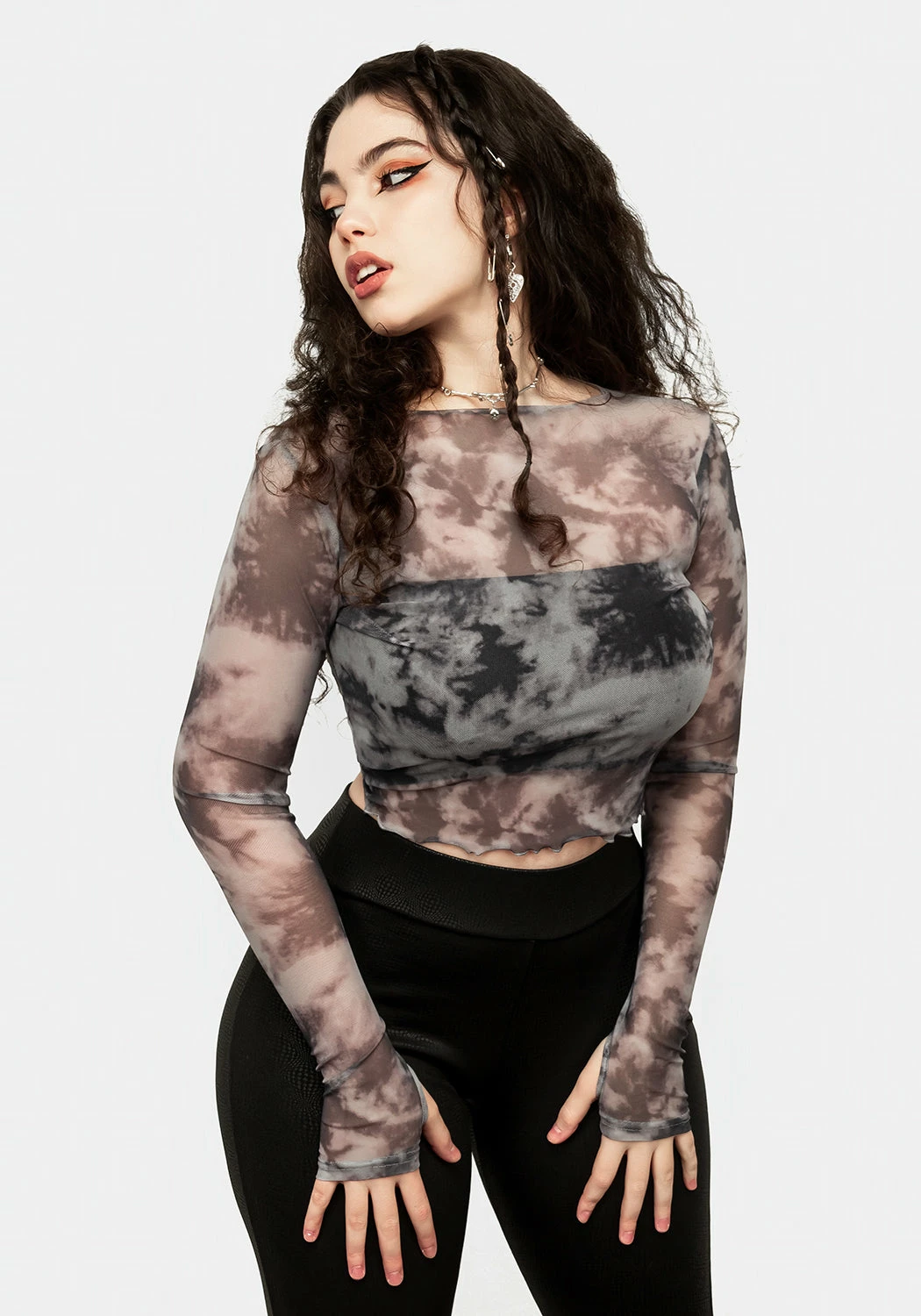 MET1 HEAVENS MESH CROP TOP Tops 7 MET1 HEAVENS MESH CROP TOP Tops