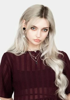 MET1 Dresses SHEER SMOCK DRESS IN PURPLE