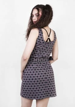 MET1 Dresses CLOWNTEARS BELTED PINAFORE DRESS