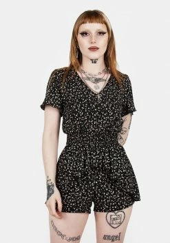 MET1 Tops VALLEY FRILL PEPLUM PLAYSUIT 14 MET1 Tops VALLEY FRILL PEPLUM PLAYSUIT