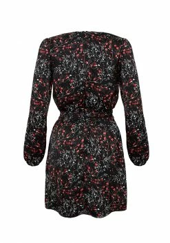 MET1 Dresses ROSETEARS FRILL PEPLUM MINI DRESS