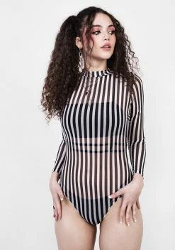 MET1 SHOWTIME MESH BODYSUIT